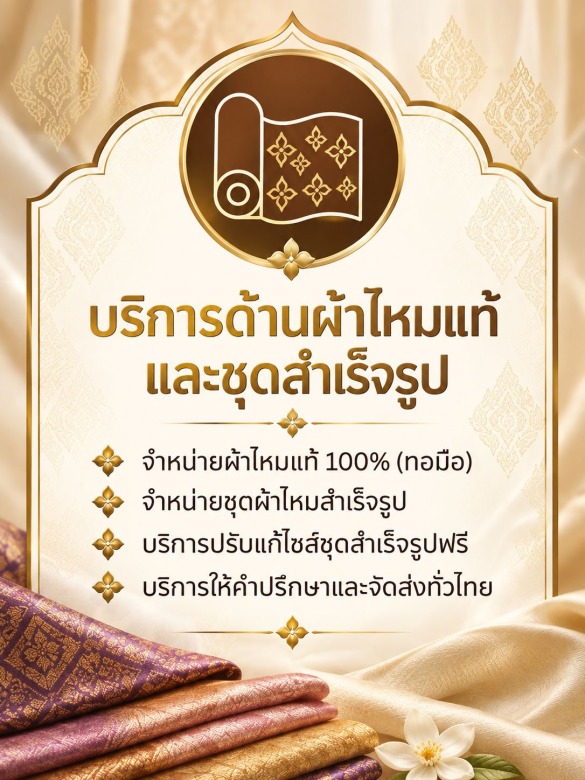 รับตัดชุดผ้าไหมและชุดสำเร็จรูป_1
